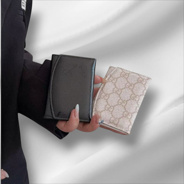 Luxury Monogram Wallet Card Holder