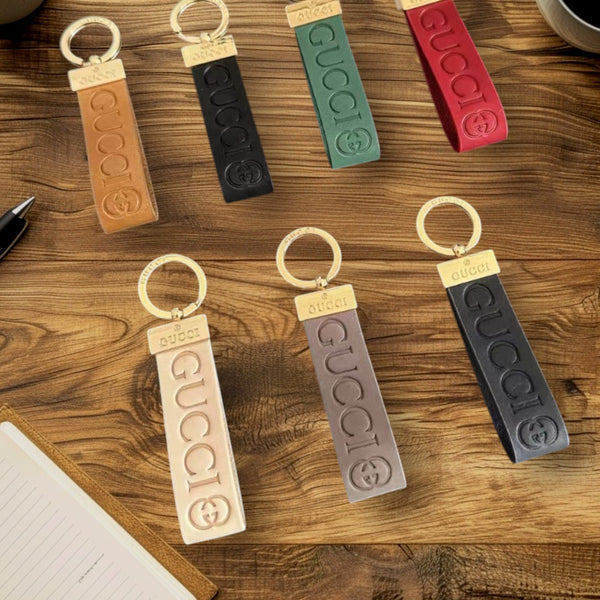 Luxury Designer-Inspired Metal Keychain