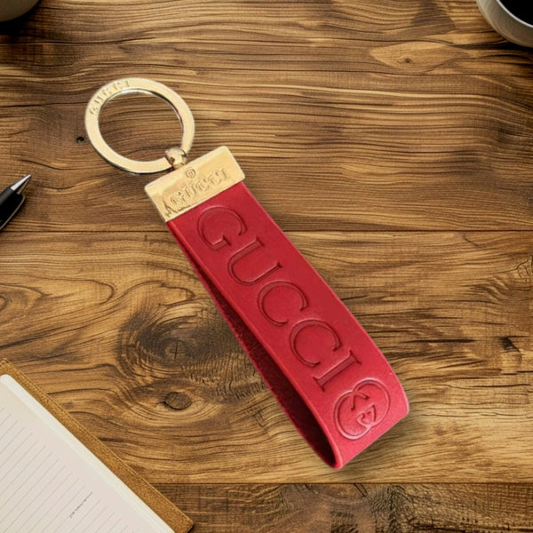Luxury Designer-Inspired Metal Keychain
