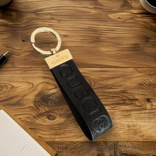 Luxury Designer-Inspired Metal Keychain