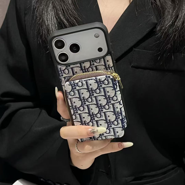 Luxury Magnetic Wallet Phone Case with Built-In Card Slot