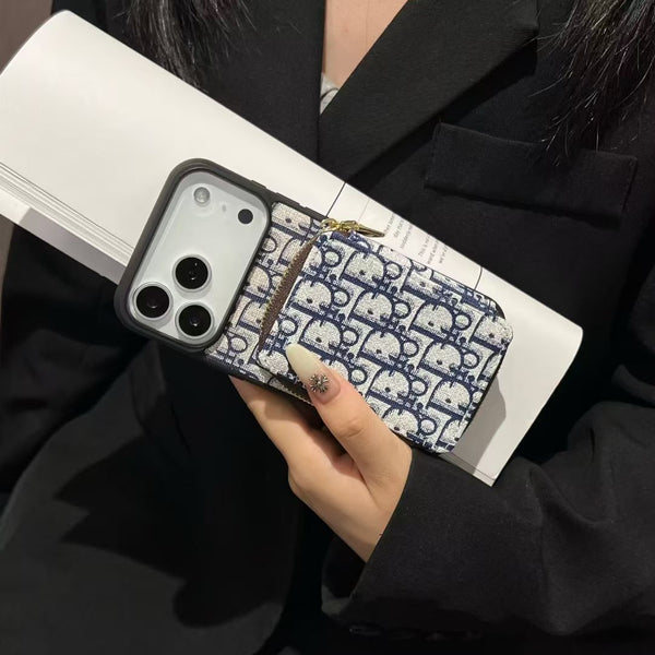 Luxury Magnetic Wallet Phone Case with Built-In Card Slot
