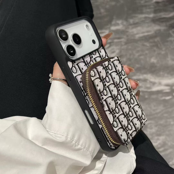 Luxury Magnetic Wallet Phone Case with Built-In Card Slot