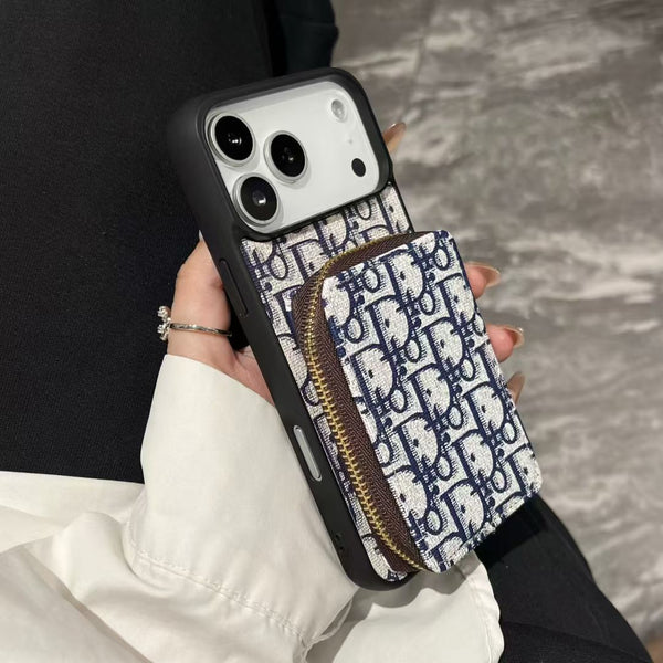 Luxury Magnetic Wallet Phone Case with Built-In Card Slot