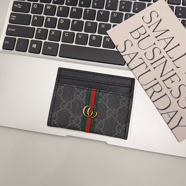 Minimalist Slim Wallet Card Holder with Fold-Over Design