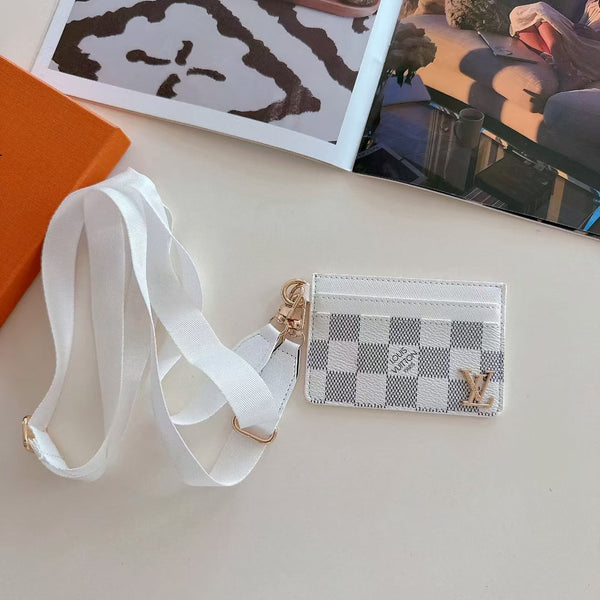 Premium Leather Slim Card Holder with Refined Stitched Finish