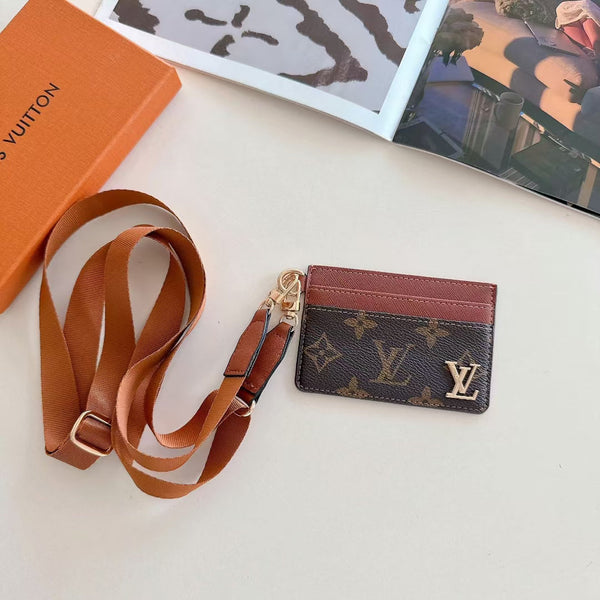 Premium Leather Slim Card Holder with Refined Stitched Finish