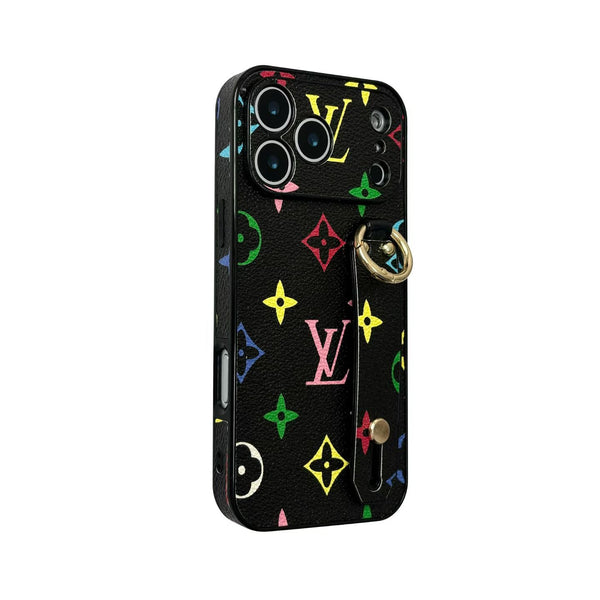 Luxury Shockproof Yebo Fashion iPhone Case with Hand Grip