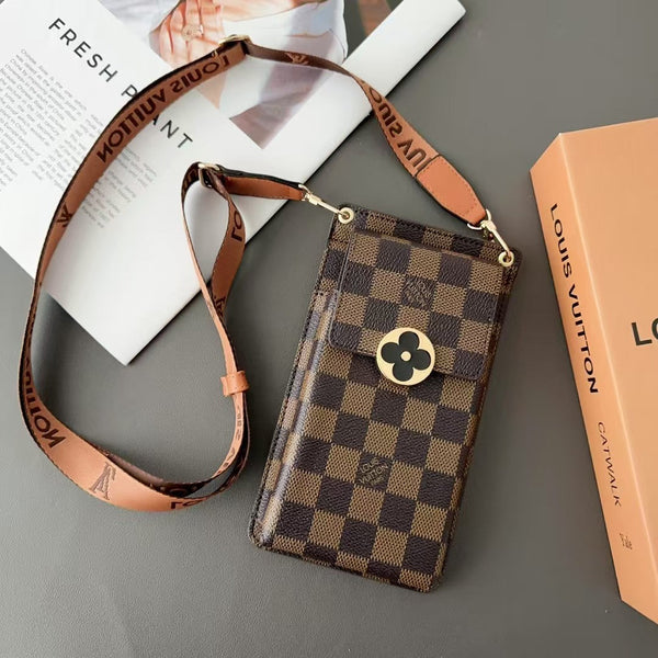 Vellum Armor Compact Crossbody Wallet Bag