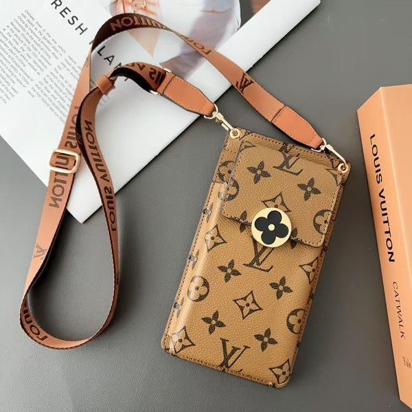 Vellum Armor Compact Crossbody Wallet Bag