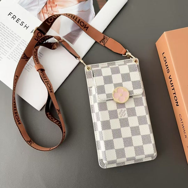 Vellum Armor Compact Crossbody Wallet Bag