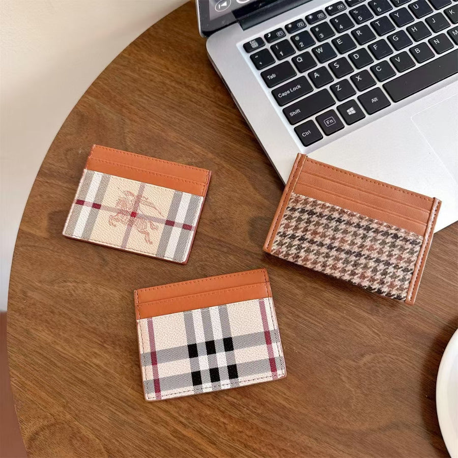 Yebo Fashion Luxury Quilted Wallet Card Case