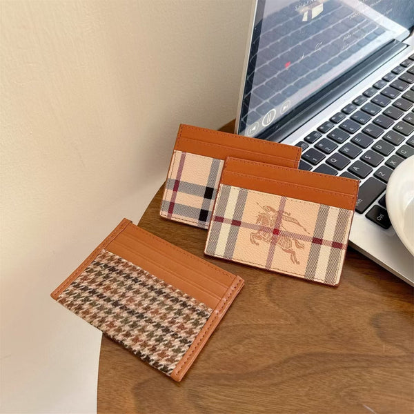 Yebo Fashion Luxury Quilted Wallet Card Case