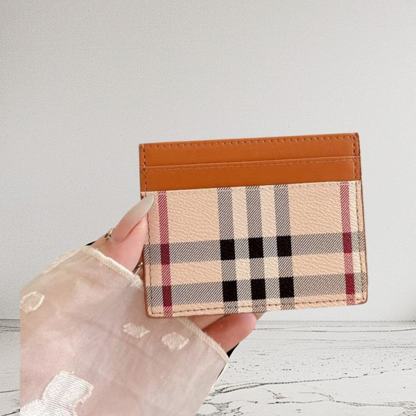 Elegant Quilted Card Holder Wallet for Women