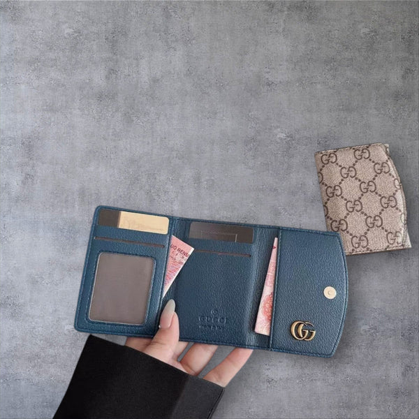 Luxury Monogram Wallet Card Holder