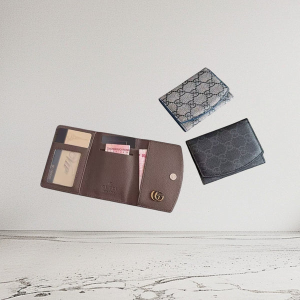 Luxury Monogram Wallet Card Holder