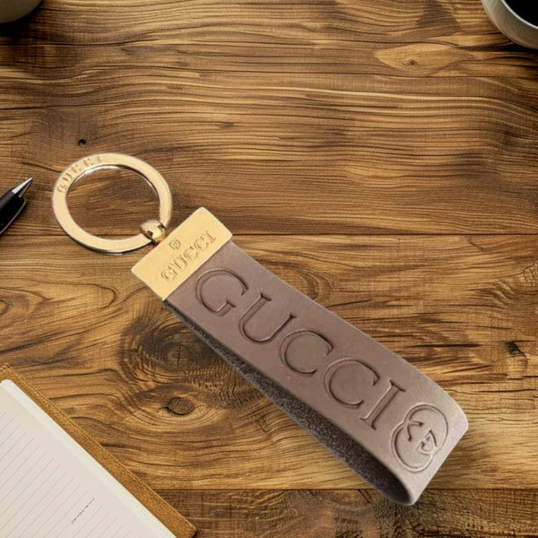 Luxury Designer-Inspired Metal Keychain