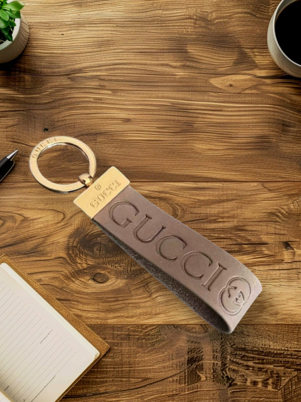 Luxury Designer-Inspired Metal Keychain