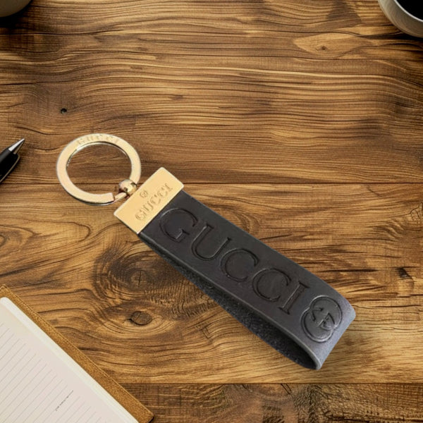 Luxury Designer-Inspired Metal Keychain