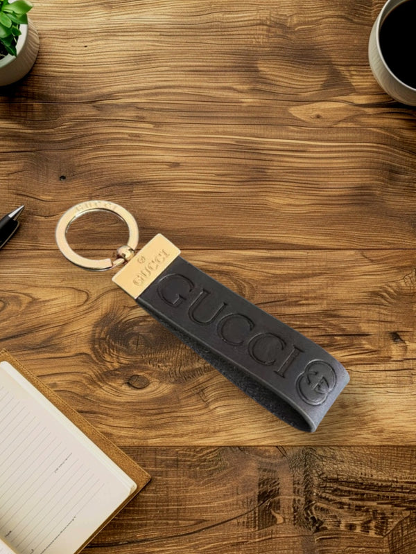 Luxury Designer-Inspired Metal Keychain