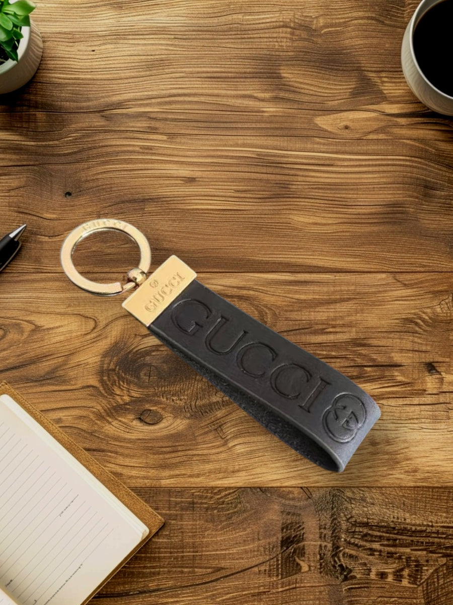 Luxury Designer-Inspired Metal Keychain