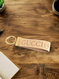 Luxury Designer-Inspired Metal Keychain