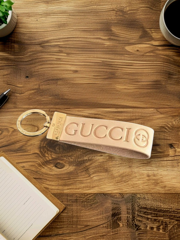 Luxury Designer-Inspired Metal Keychain
