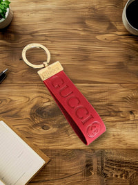 Luxury Designer-Inspired Metal Keychain