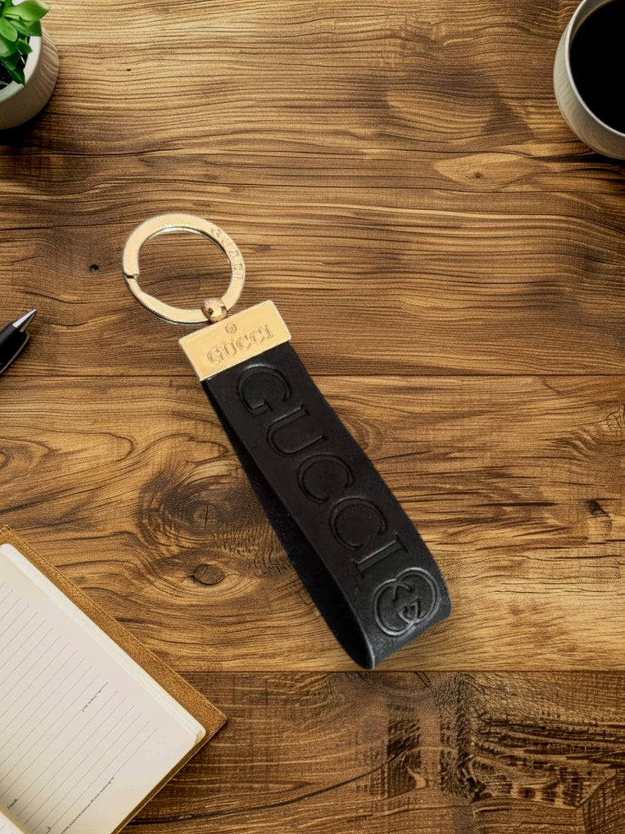 Luxury Designer-Inspired Metal Keychain