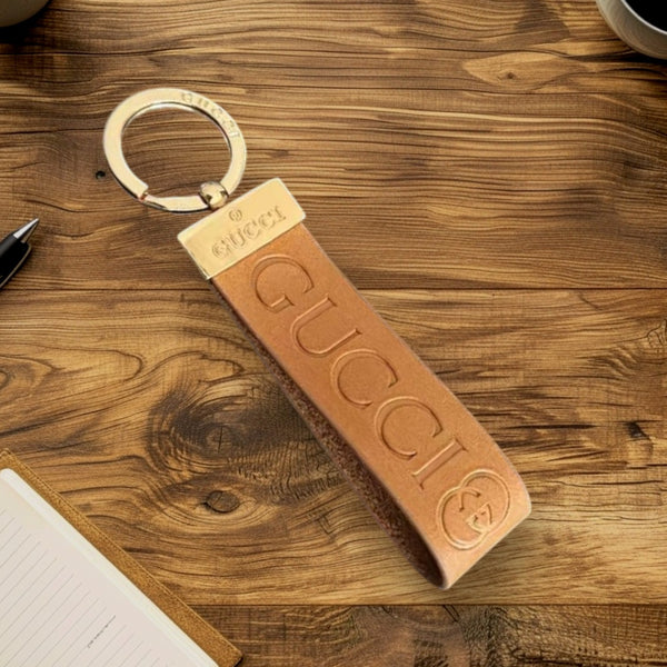 Luxury Designer-Inspired Metal Keychain