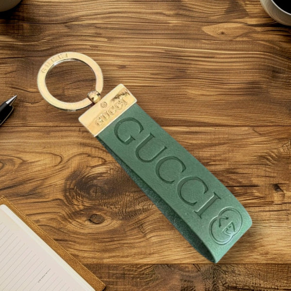 Luxury Designer-Inspired Metal Keychain