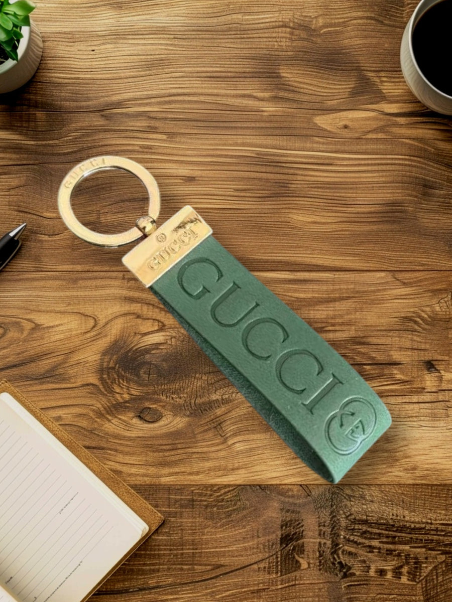 Luxury Designer-Inspired Metal Keychain
