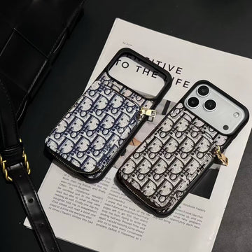 Luxury Magnetic Wallet Phone Case with Built-In Card Slot