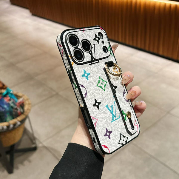 Luxury Shockproof Yebo Fashion iPhone Case with Hand Grip
