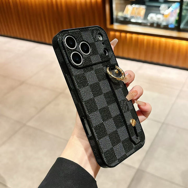 Luxury Shockproof Yebo Fashion iPhone Case with Hand Grip